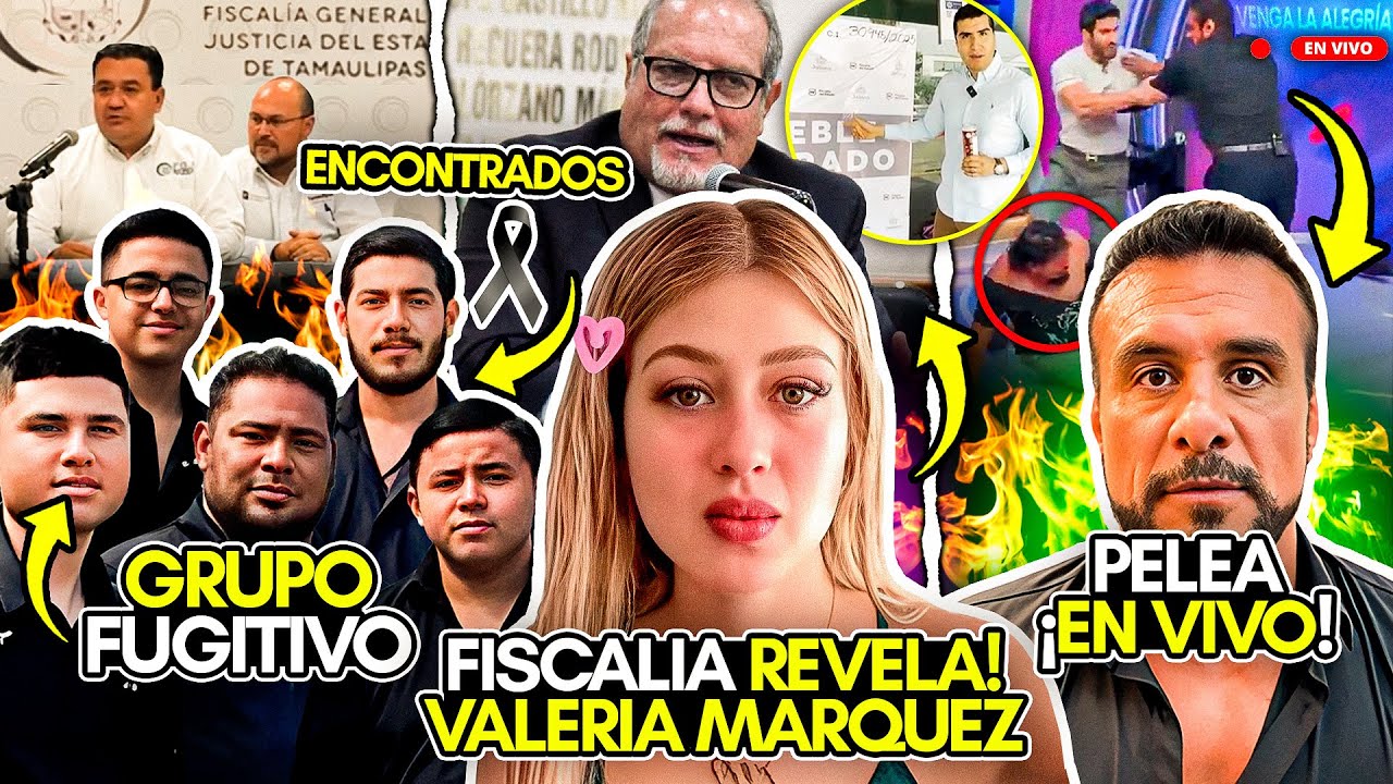 FISCALÍA REVELA: ¡VALERIA MÁRQUEZ! ¡CONMOCIÓN por el CASO del GRUPO FUGITIVO! ¡PELEA en VIVO!