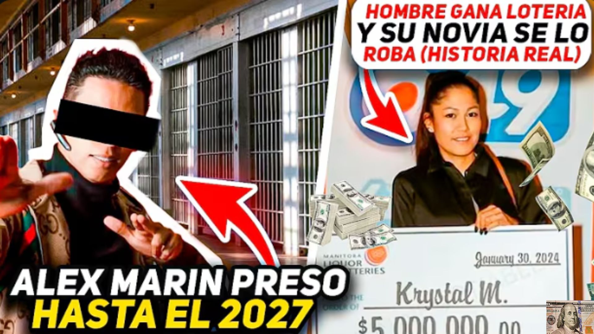 Alex Marin, encarcelado hasta 2027: Un hombre gana la lotería y su novia se lo roba (historia REAL)
