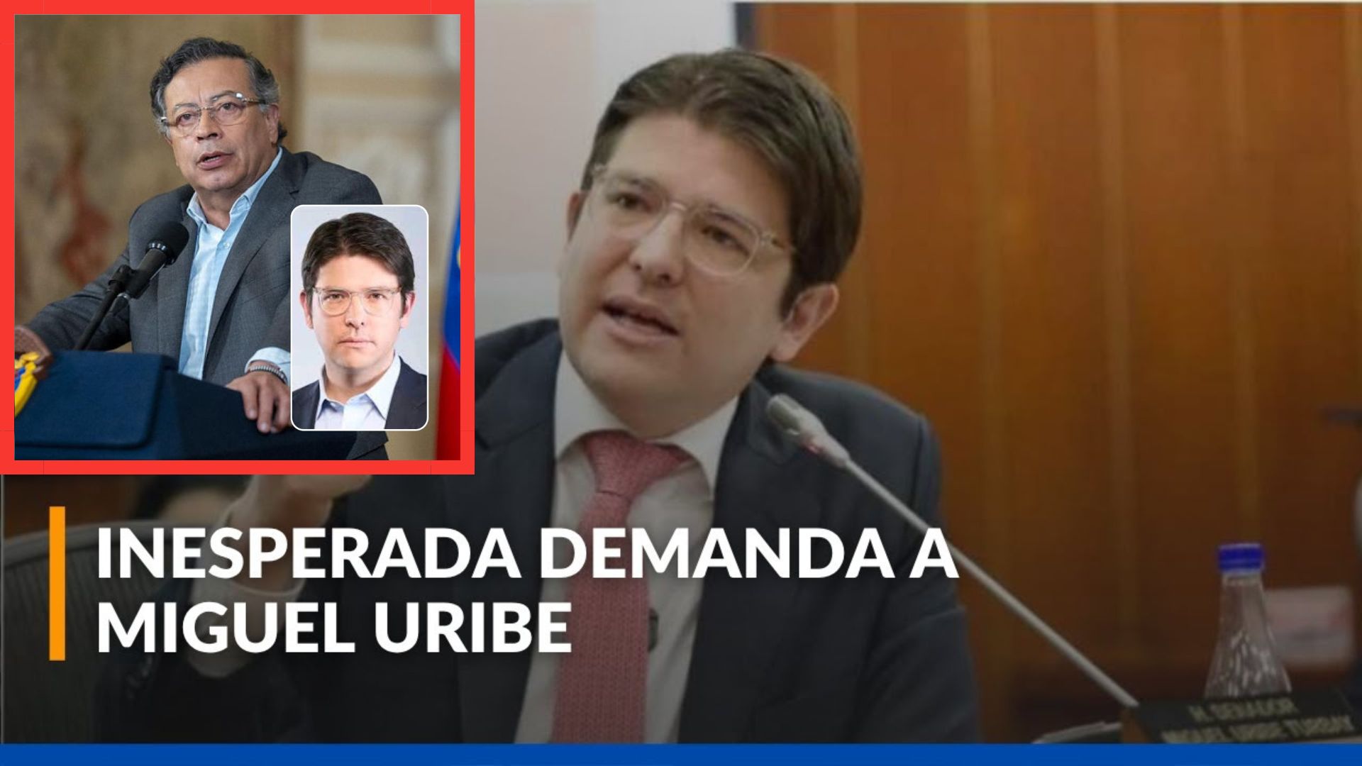 Mientras Miguel Uribe lucha por su vida tras el atentado, lo demandan por pérdida de investidura.