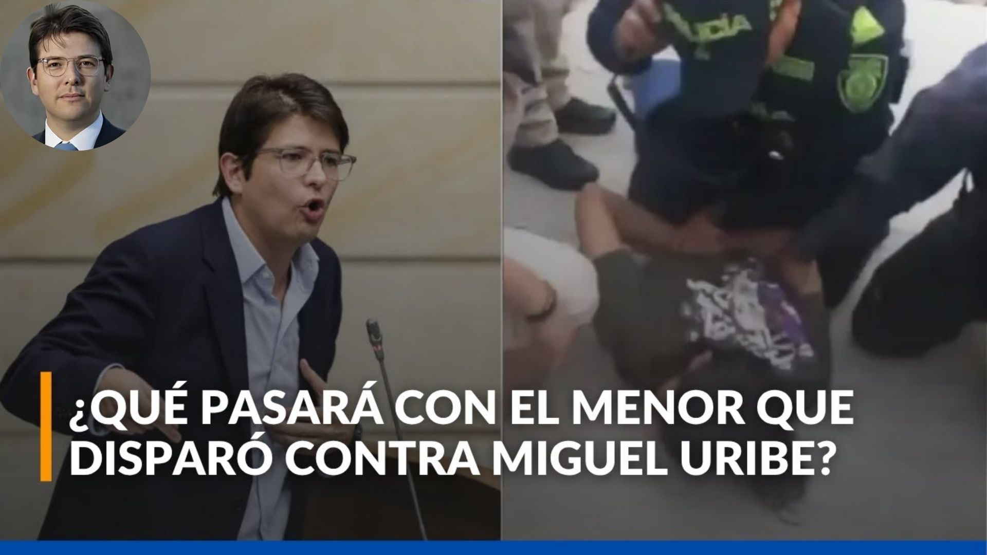 Menor acusado de disparar contra Miguel Uribe Turbay fue trasladado al búnker de la Fiscalía.
