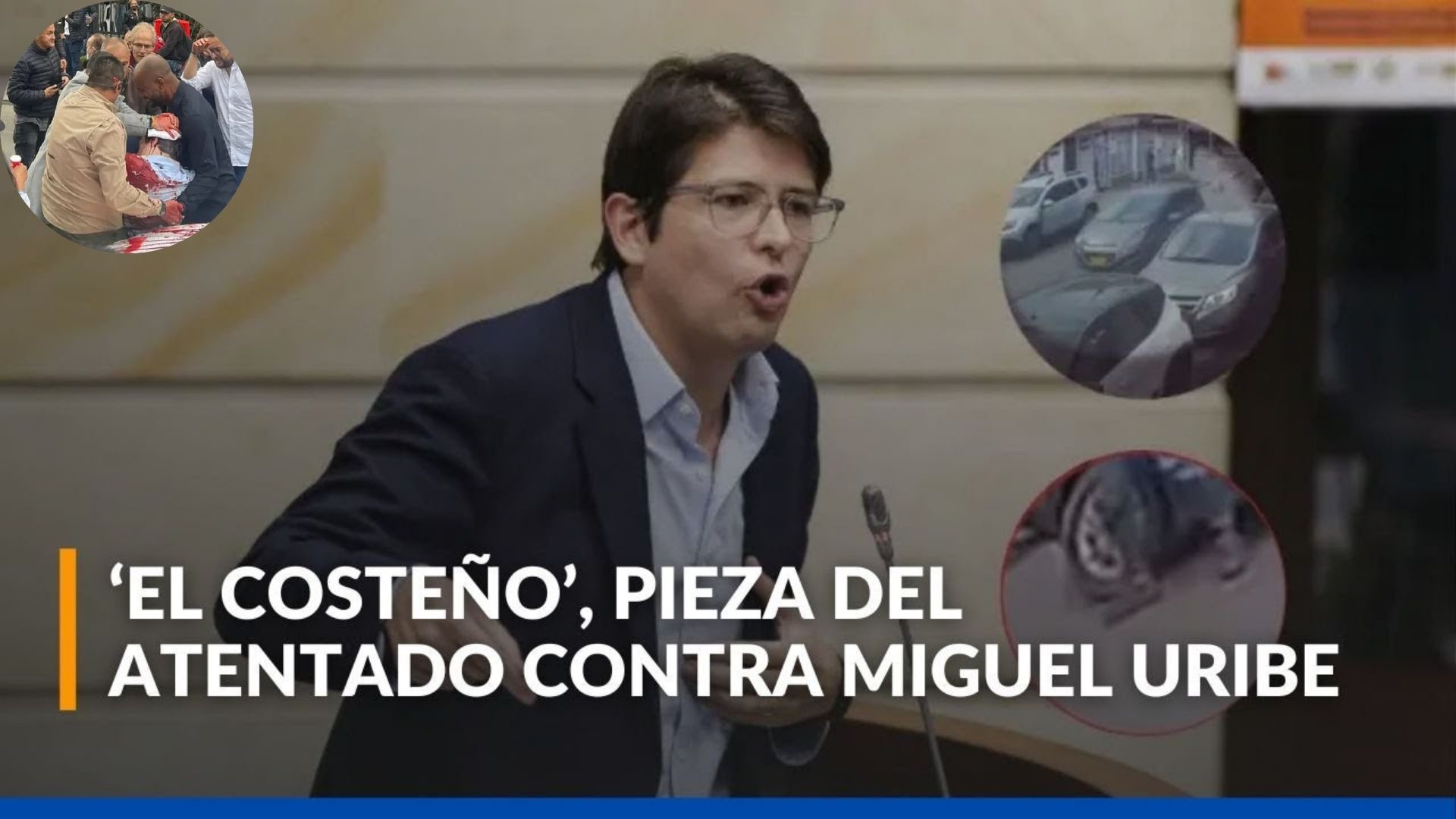 Exclusivo: pistas del ‘hombre de zapatos rojos’, un eslabón clave en el atentado contra Miguel Uribe.