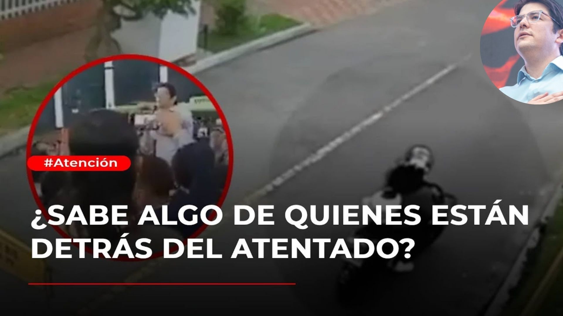 Se entrega el hombre que conducía la moto que dejó a joven que disparó contra Miguel Uribe