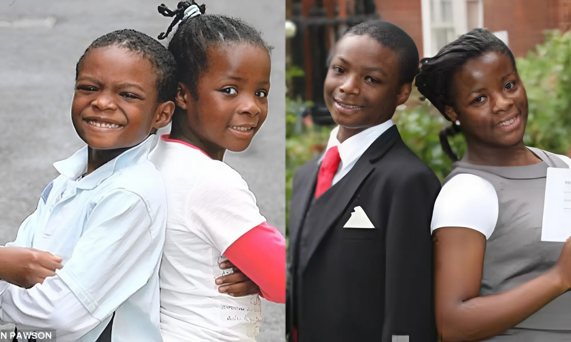 Twins, 9, head for secondary school