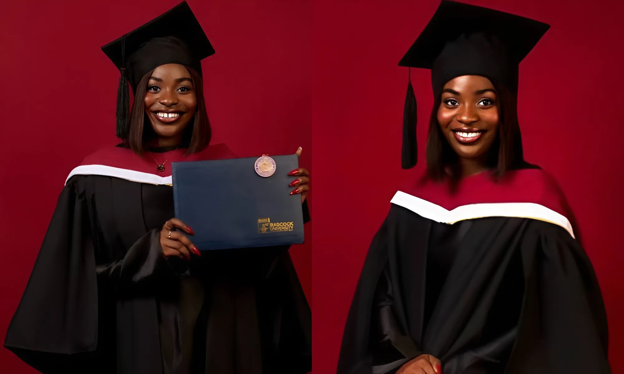 Young Nigerian Lady bags bachelors degree in Mass Communication with first-class grade, celebrates achievement